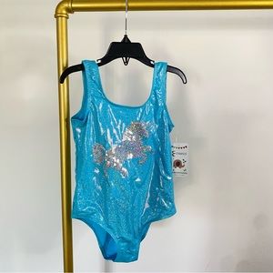 Estamico Unicorn One Piece Swimsuit size 8
